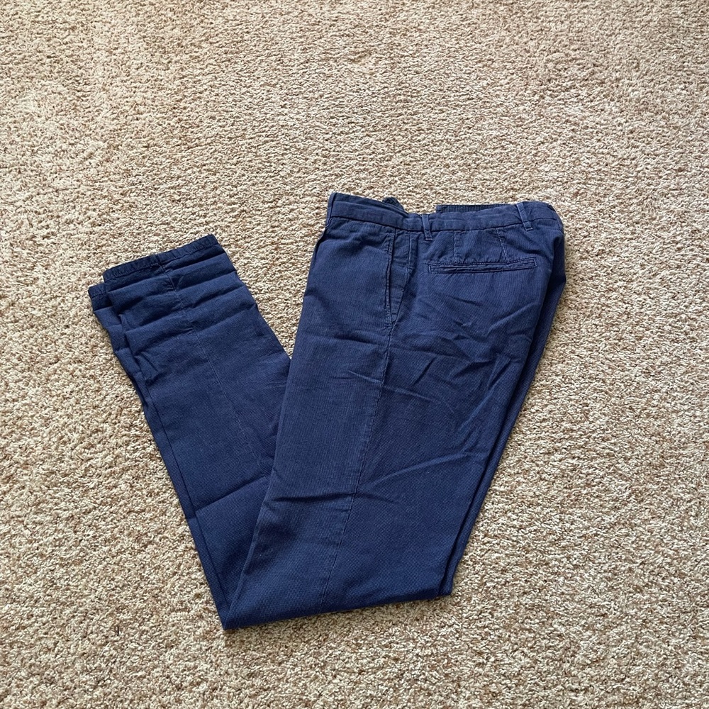 LBM 1911 men’s mini houndstooth blue pants sz 30